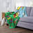 Sanrio Keroppi Fly Away Frog Silk Touch Throw Blanket, Whimsical Frog Print, 50x60 Inches