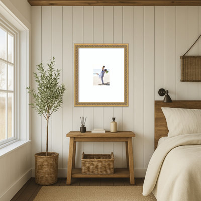 Cadre photo Carter en bois doré foncé