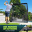 Filet de pratique de golf Gosports ELITE avec structure en acier - Taille 7 pi - Polyvalent pour l'intérieur et l'extérieur 