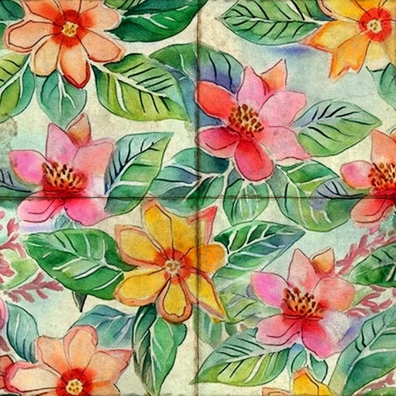 Carreau de mosaïque en vinyle 12 po x 12 po (ensemble de 24)