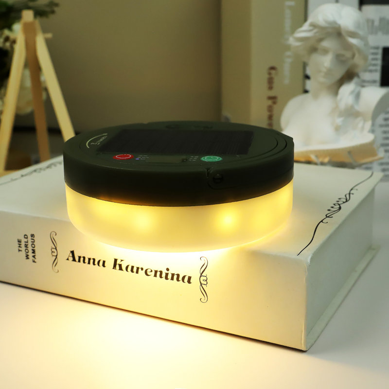 32.8 Ft 100 Warm Leds, 8 Modes With Power Bank & Solar Charging, Waterproof For Camping, Emergencies, Off-Grid