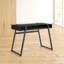 Glass Top Metal Base Writing Desk