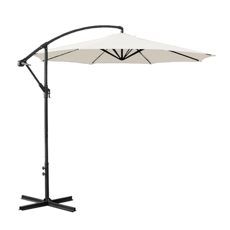 300cm Cantilever Parasol, Cream