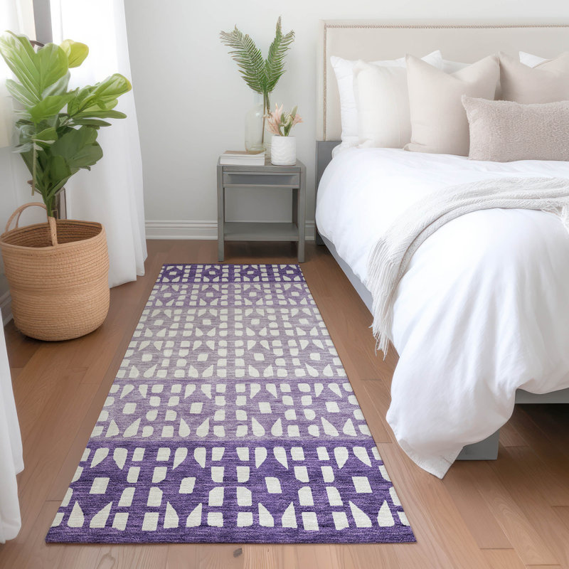  Chayden Area Rug with Non-Slip Backing, Runner 2'3" x 7'6"