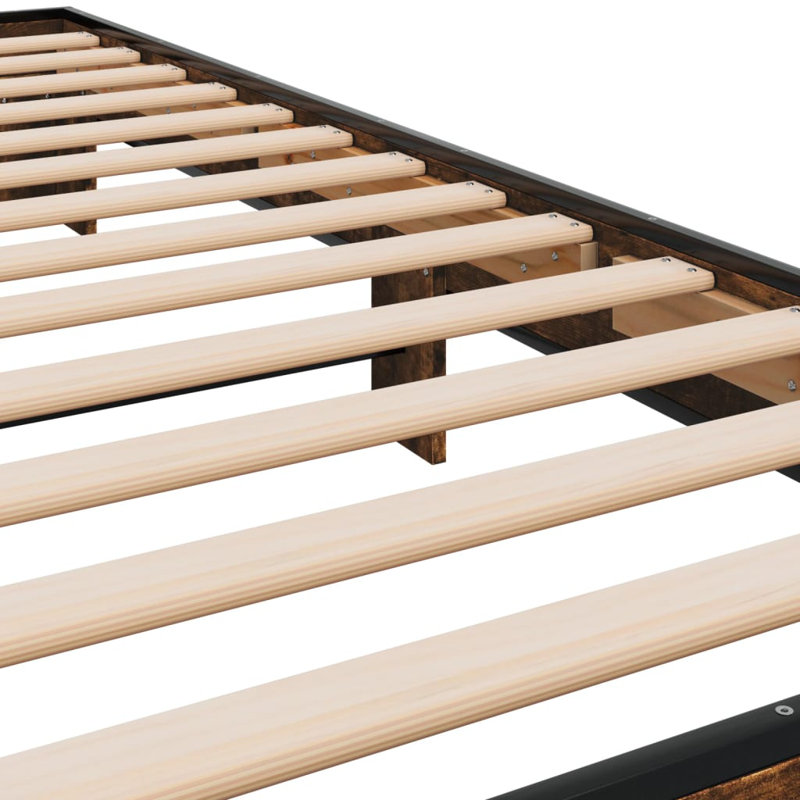 Jerad Bed, Smoked Oak, Small Single (2'6)