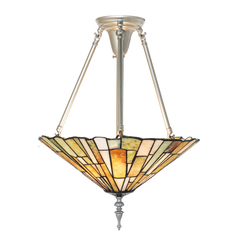 3 - Light Semi Flush Mount