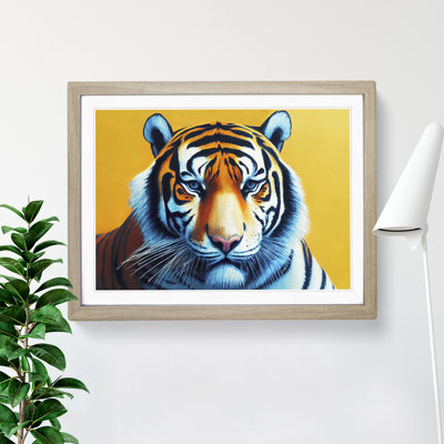 Tiger Portrait Vol.1 1 Piece Single Picture Frame Wall Art