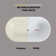 67"L x31.5"W x 28.4"H Acrylic Freestanding Oval Tub with Overflow and Drain
