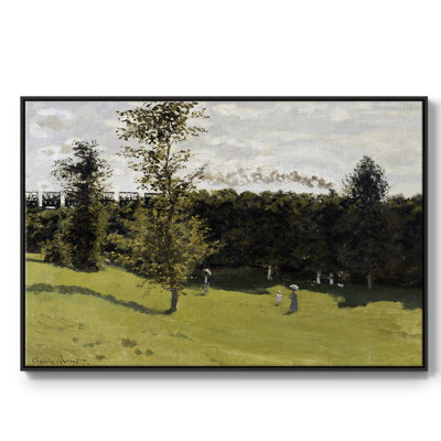 Monet, reproduction d'art encadrée sur toile par Claude Monet