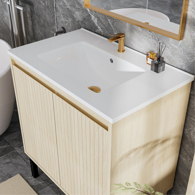 Meuble-lavabo de salle de bain sans lavabo, null, null