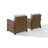 - Person Patio Conversation Set with Sunbrella® Cushions-459381580-451591098