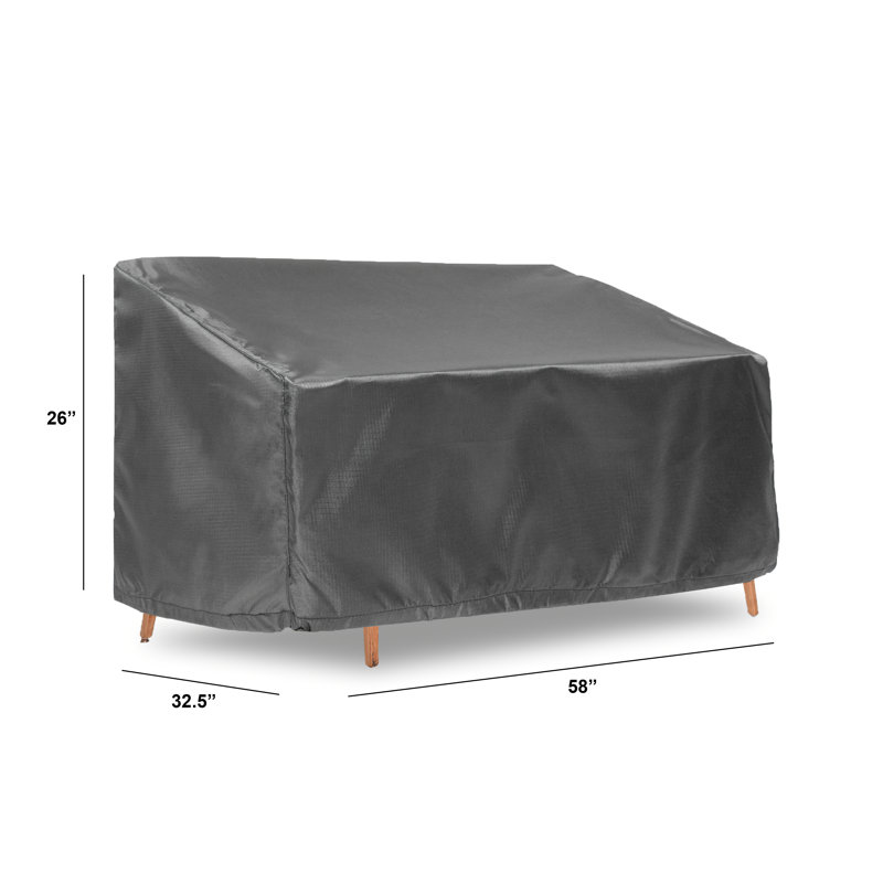 WeatherX Outdoor Patio Sofa Cover, 26" H x 58" W x 32.5" D