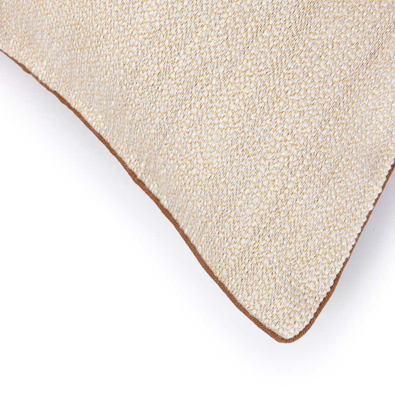 Charlies Decorative Pillow, Cream/White/Black