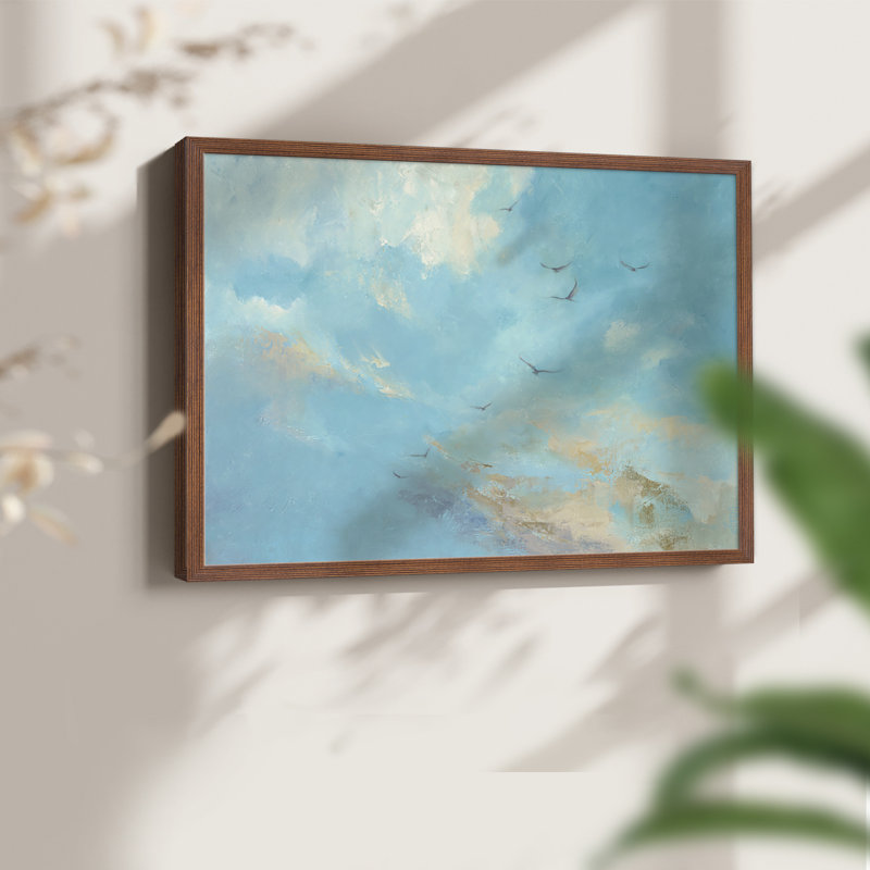 I'll Fly Away -Framed Print - Restickable, Walnut, 22" H x 28" W