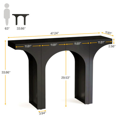 Table d'entrée, console