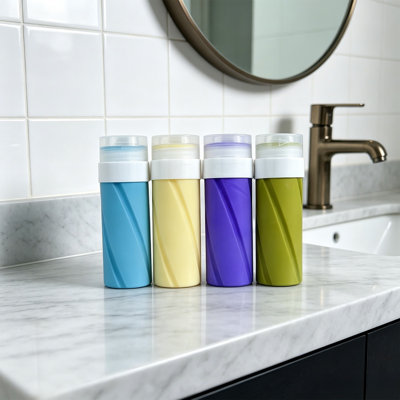 Ensemble de bouteilles d'eau de voyage en silicone pour bouteilles de voyage en silicone de qualité alimentaire