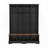 3-in-1 Farmhouse Hall Tree with 8 Hooks (Black)-214379114