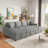 Convertible Sectional Sofa With A Movable Storage Ottoman-762787332