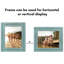 Cadre photo Americanflat rustique - poli, verre transparent-101140610-101140613
