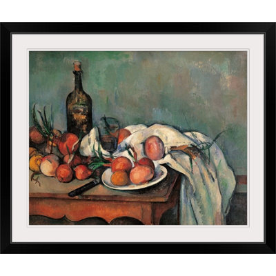 Paul Cezanne " Still Life with Onions, ca. 1895. Musee d " by Paul Cezanne Print