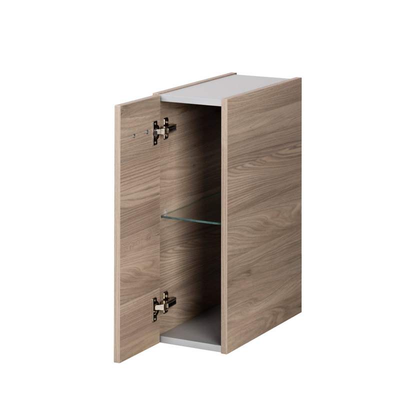Luxor Bathroom Cabinet, Brown, Left