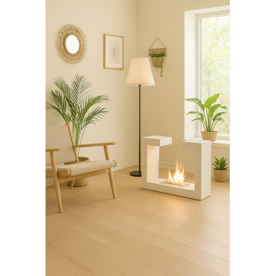 Palmieri Metro Lane 78 cm W Bio-Ethanol Fireplace with 6.7 BTU