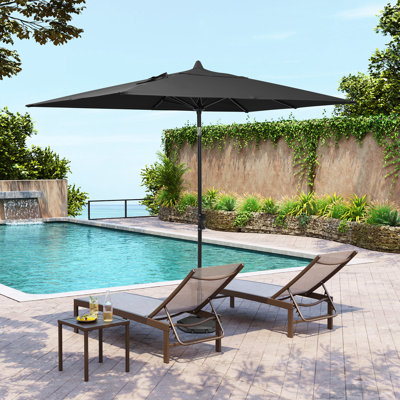Parasol de marché rectangulaire sans base lestée 60 po x 106 po Boyland