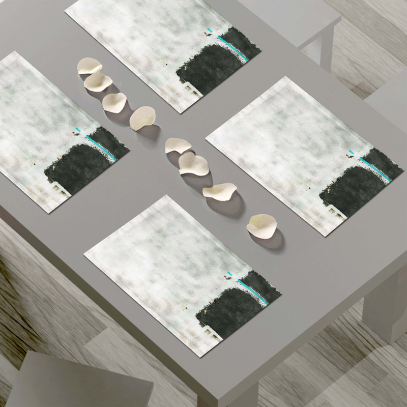 Napperon abstrait en polyester