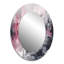 Oceana Evolving in Pink Grey Ink Ink I - miroir géométrique, miroir mural rose unique, impression sur métal-1844711877-1844711876