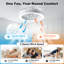 Smart Ceiling Fans with Lights, RGB Fan Ceiling Light with Remote Control, 6 Speeds 3000K-6500K Dimmable Quiet LED, for Bedroom Dining Room Living Room-1975155807