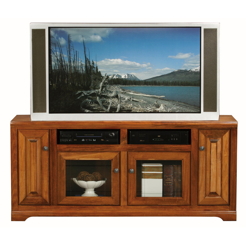 Unfinished TV Stand, Black, Glass