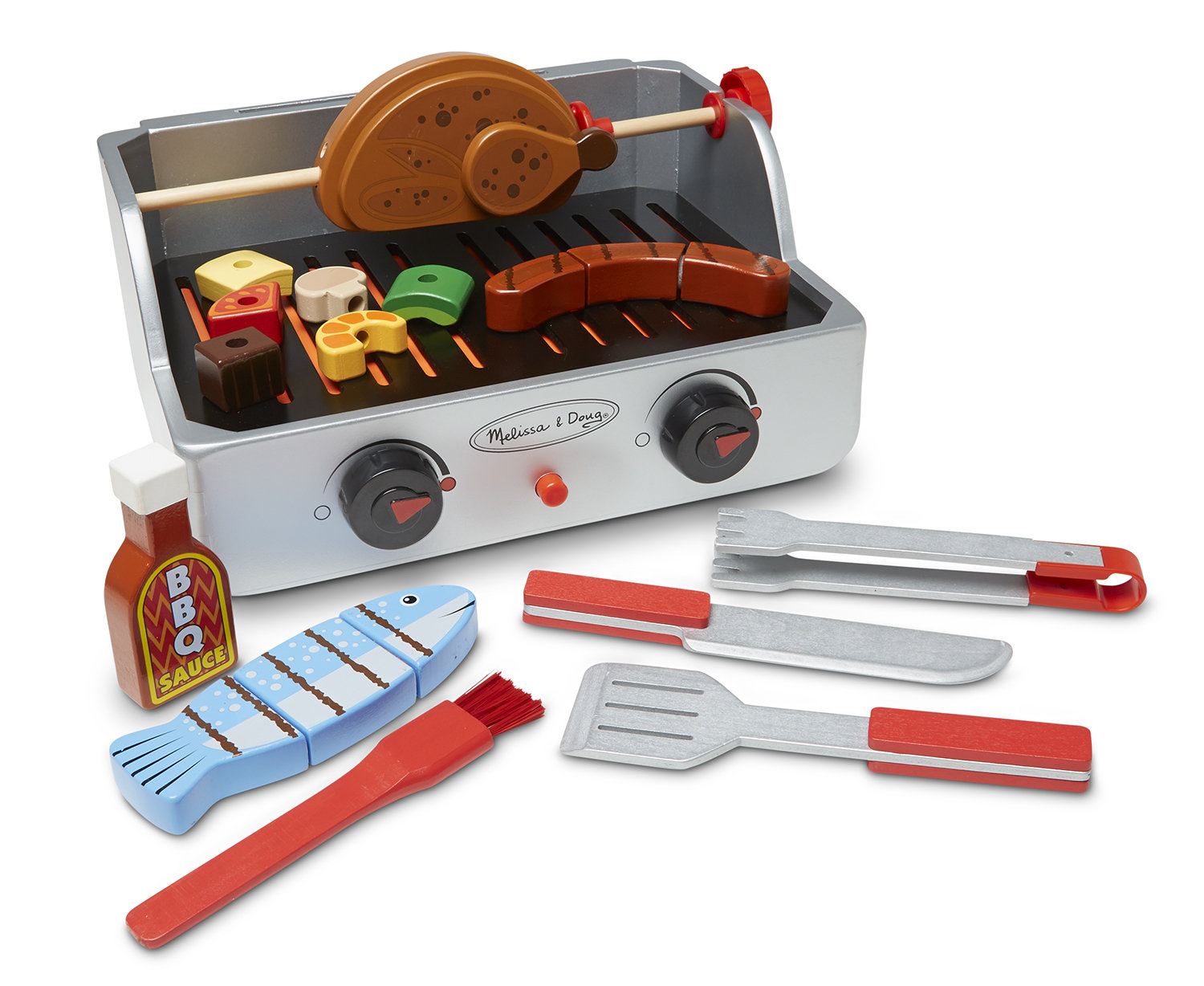 Melissa & Doug Deluxe Kitchen Collection Cooking & Play Food Set – 58 Pieces