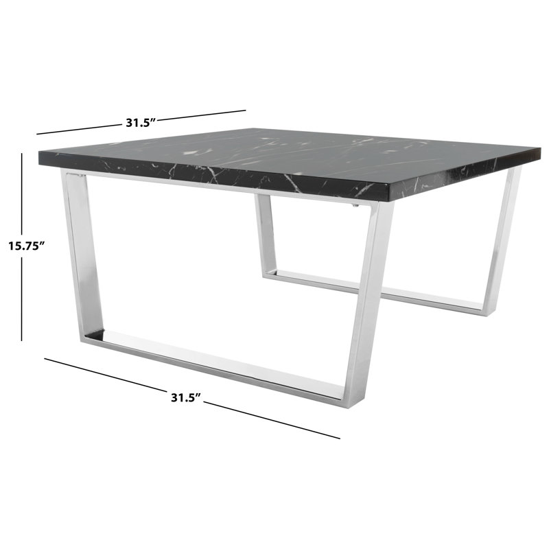 Table basse Amelea, argent