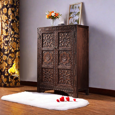 Armoire d'appoint en bois massif
