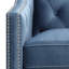Fauteuil en polyester capitonné de 29 po de largeur Chilukki-69823075