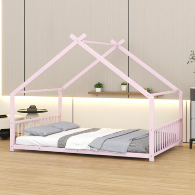 Metal House Bed