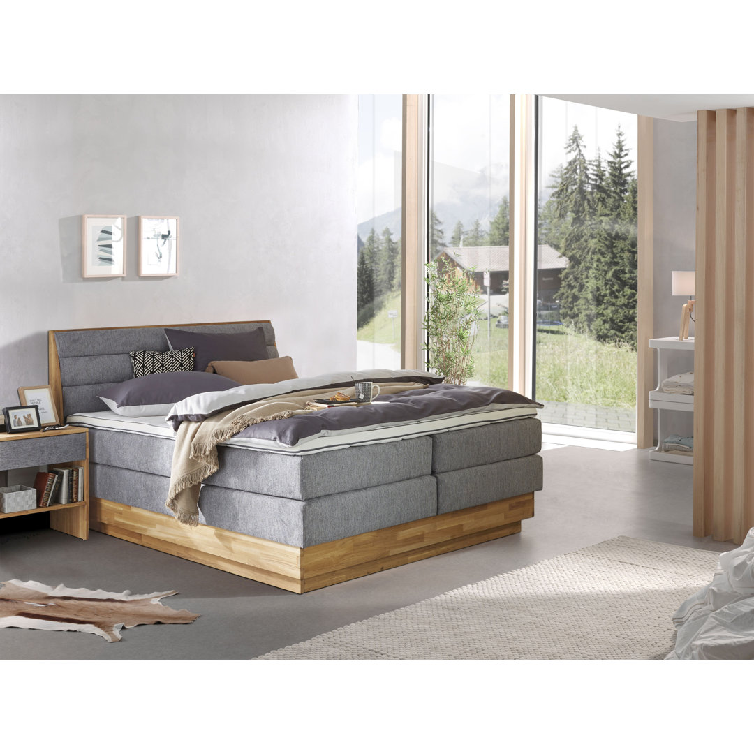 Boxspringbett Marissa mit Topper und Bettkasten