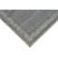 Hand Knotted Geometric Area Rug in Gray/White