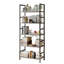 Étagère de rangement industrielle en métal et bois, étagère ouverte autoportante pour le salon, la cuisine, le bureau, support utilitaire robuste pour livres, plantes, décor-2018803528-2018803531
