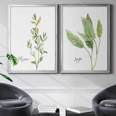Fresh Sprig Thym - ensemble de 2 reproductions d'art