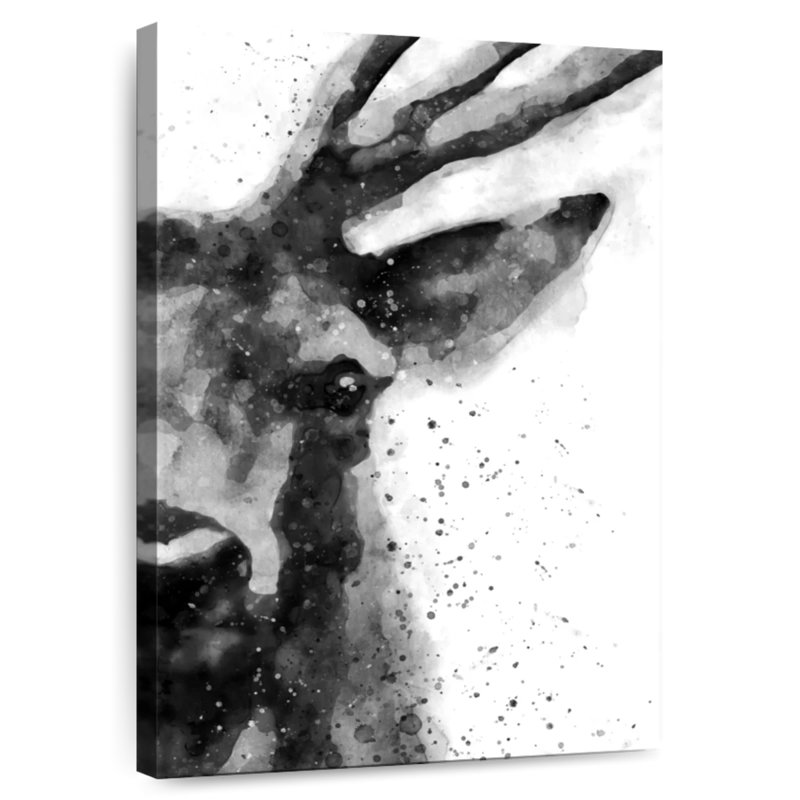 Brampt Deer At Attention, 24" H x 16" W