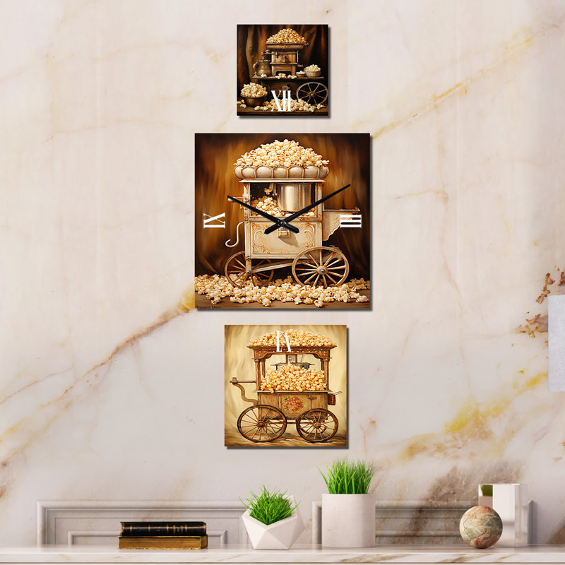 Rielynn Metal Wall Clock