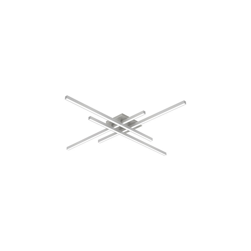 Vega 4 - Light LED Flush Mount, Brushed Nickel