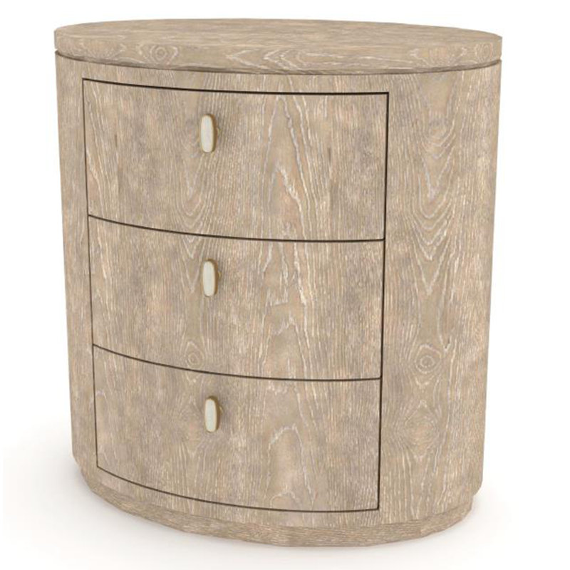 Table de chevet ovale