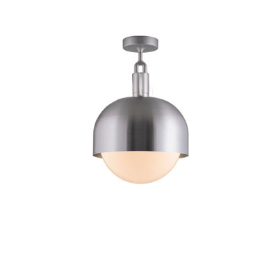 Plafond fourchu / Abat-jour / Globe / Opale