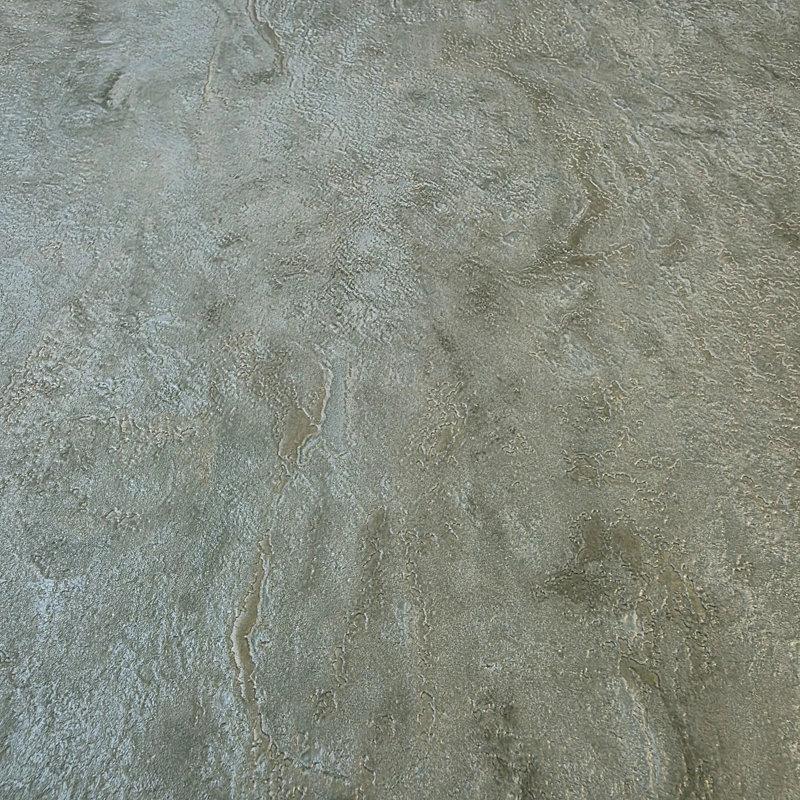 Rouleau de papier peint moderne imitation pierre taupe