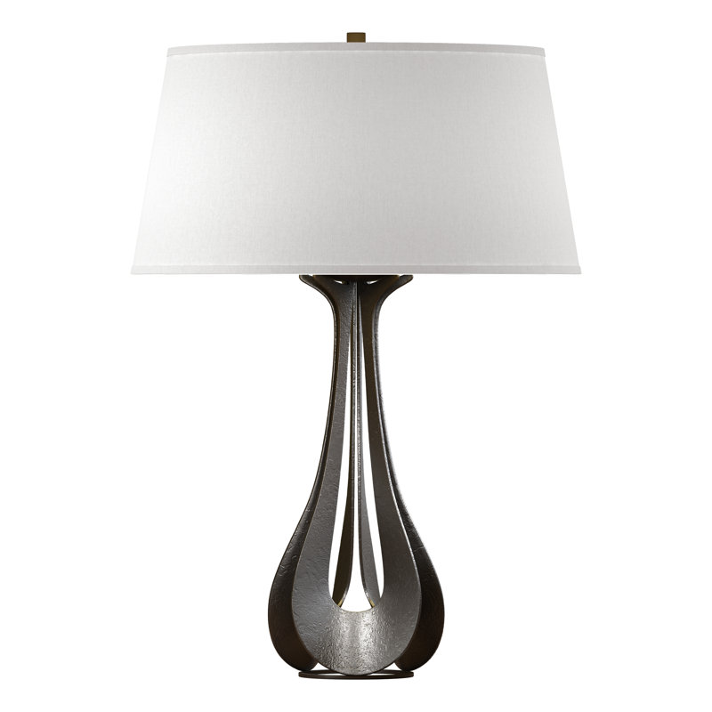 Lino 25.3" Table Lamp, Flax, Oil Rubbed Bronze