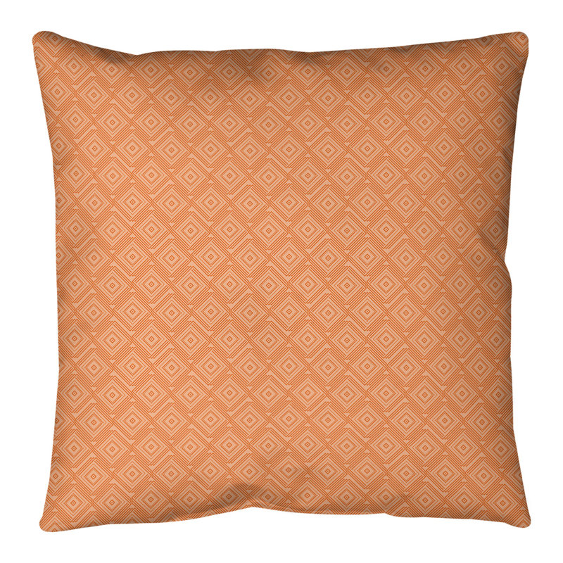 Coussin de sol Katelyn Elizabeth, 28 po x 28 po, Orange