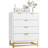 5 Drawer Dresser, With Gold Metal Handles-203294002
