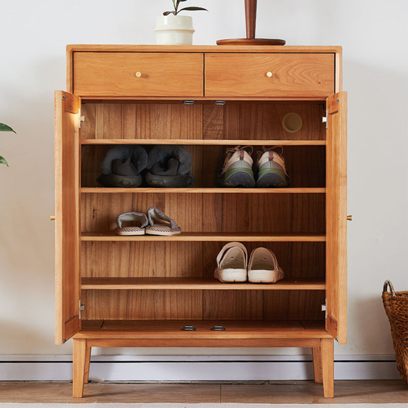 Armoire à chaussures moderne et simple, Brun